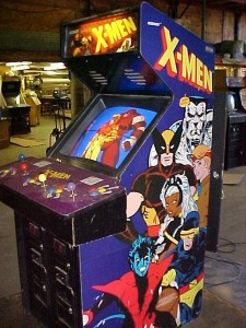 Four players on X-Men the arcade game. I don't think it gets much better.